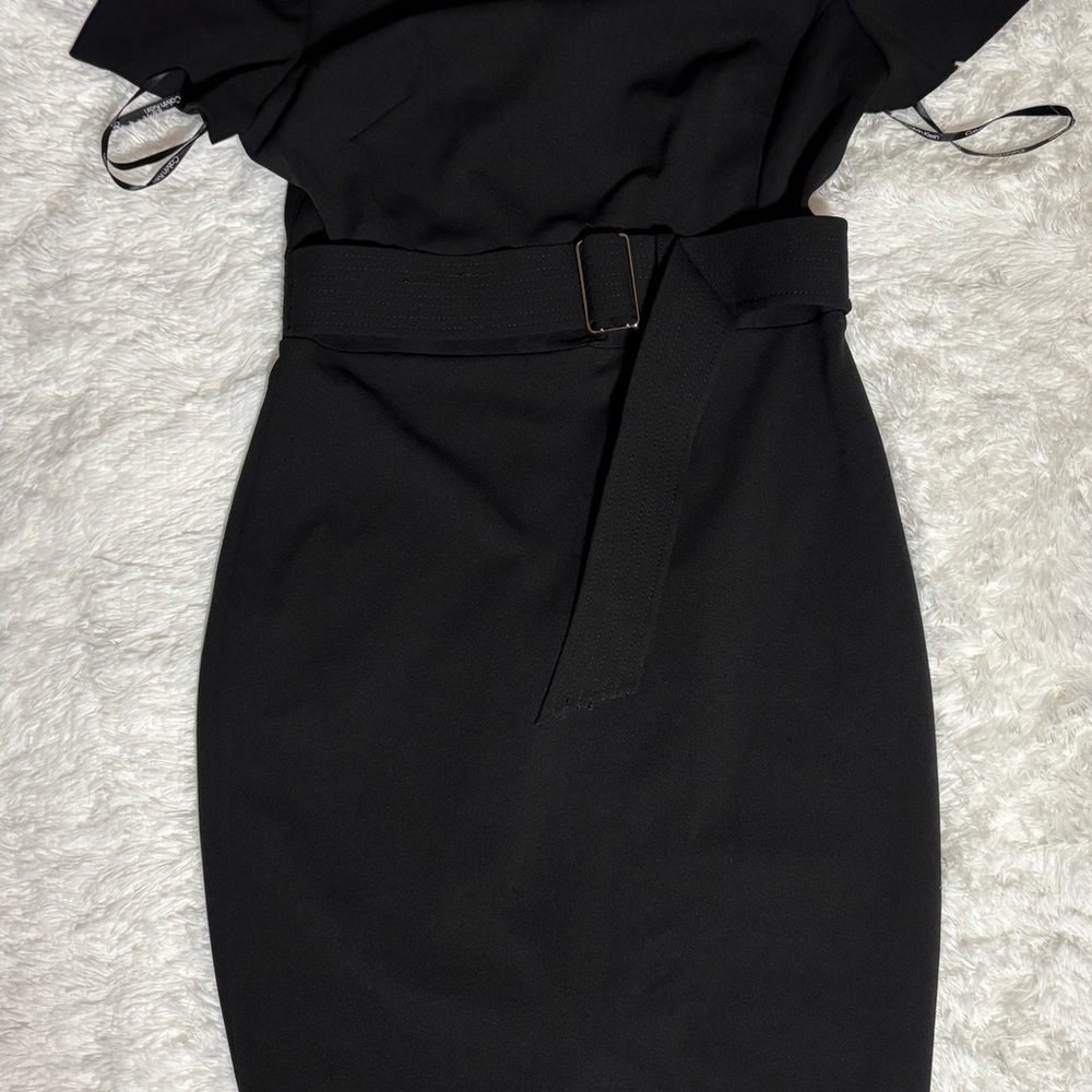Calvin Klein Black Mini Dress with Belt